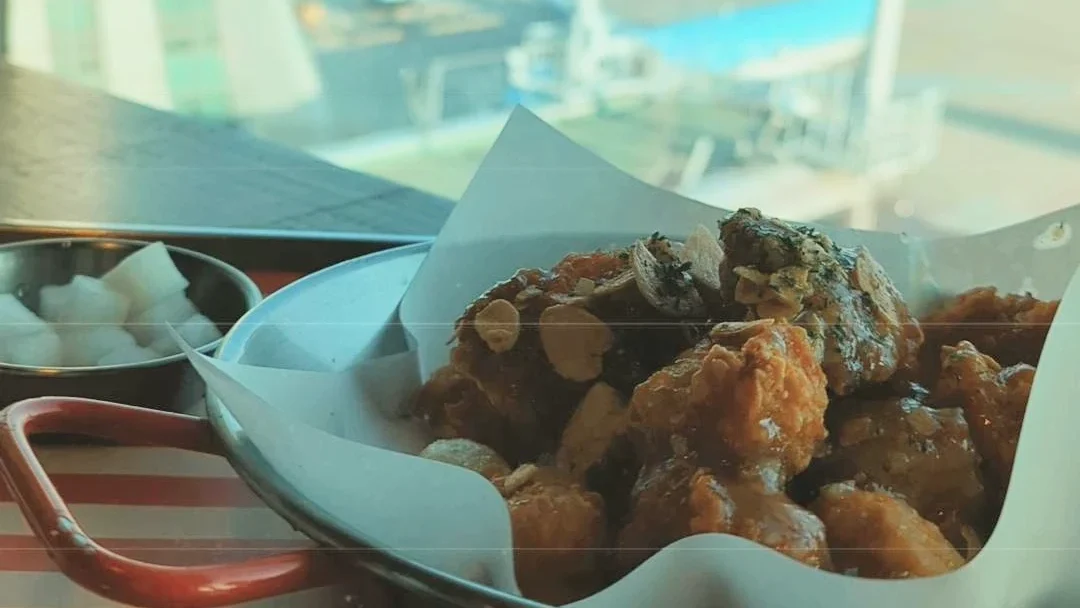 仁川空港で食べたチキン