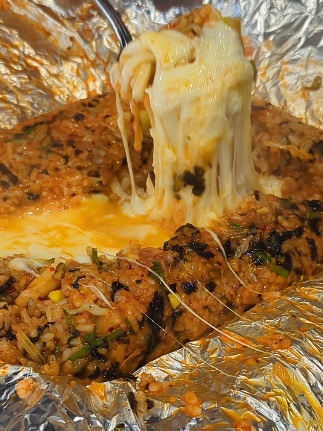 ティッコギのシメで食べたチーズポックンパ